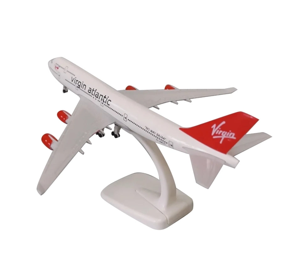 Virgin Atlantic B747 Aeroplane Diecast Model 20 CM