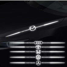 Load image into Gallery viewer, Star Of David Laser Reflective Car Sticker 2 Pcs