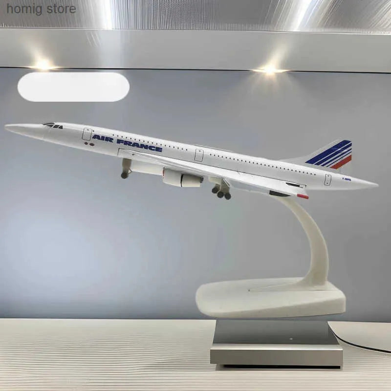 Air France Concorde Aeroplane Diecast Model 20 CM