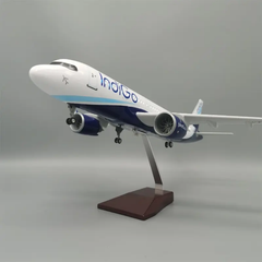 Indigo A320 Aeroplane 46cm 1/80 Scale