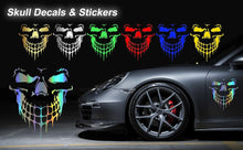 Load image into Gallery viewer, Skull Upgraded Reflective Sticker