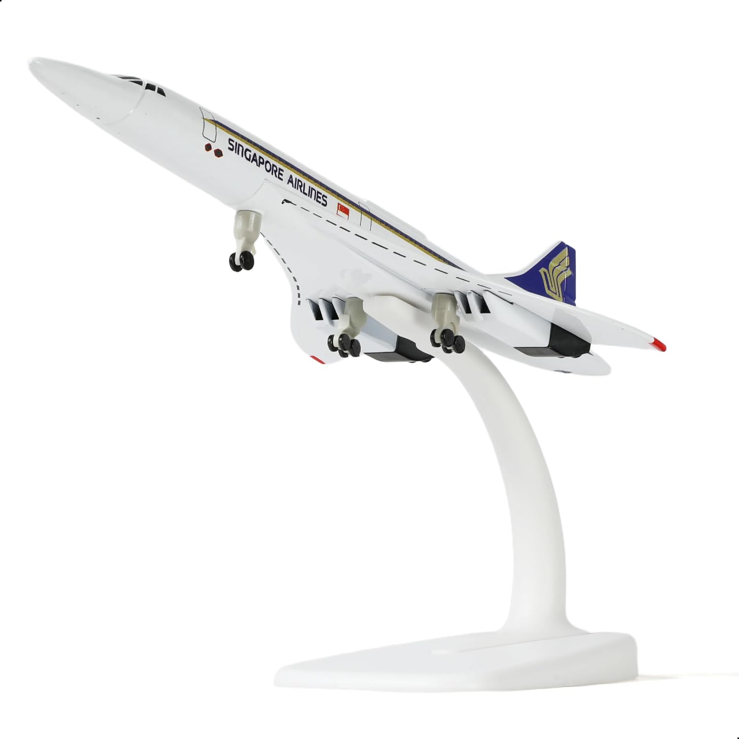 Singapore Concorde Aeroplane Diecast Model 20 CM