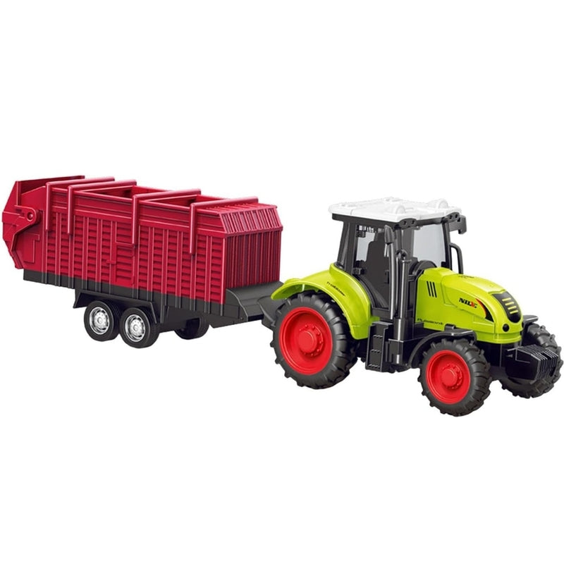 Tractor Trolley Red Model