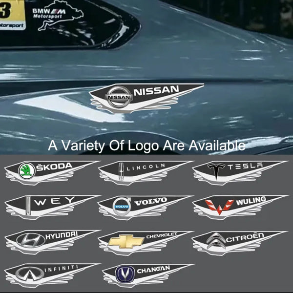 Bumper Car Sticker 4 Pcs Set