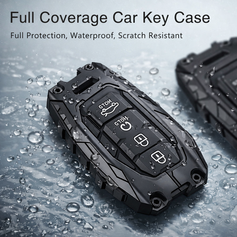 Hyundai Creta/Alcazar/i20/Venue/Aura 4 Button Key Transformer Exclusive Metal Alloy Keycase 2.0