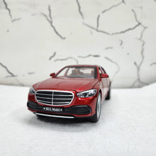 Load image into Gallery viewer, Mercedes S Class S600L Red Metal Diecast Car 1:22 (20x8 cm)