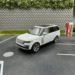 Range Rover Autobiography 50th Anniversary Edition White 1/64 Alloy Model Car