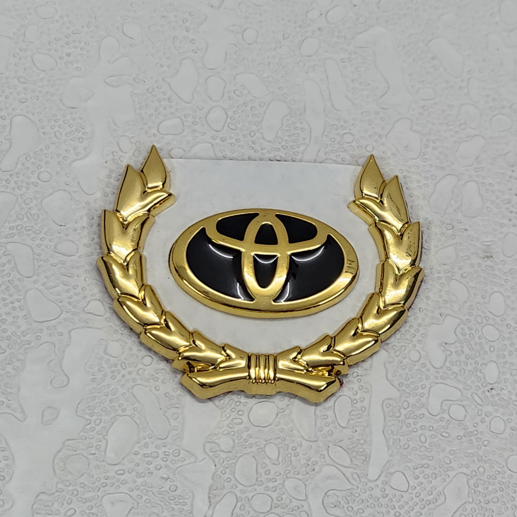 3D Owners Club v5.0 Car Metal Emblem Badge Sticker Decal (Gold)
