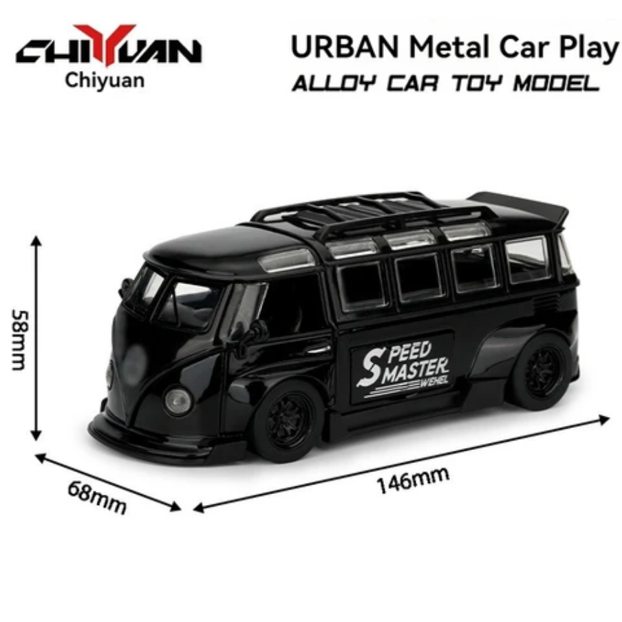 Volkswagen Vintage T1 Metal Diecast Car