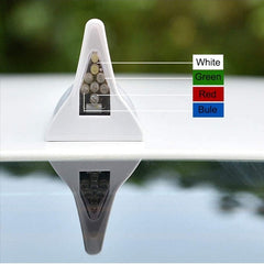 Solar Power LED Shark Fin Car Roof Antenna | Strobe Lights Roof Arieal