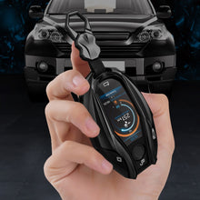 Load image into Gallery viewer, BMW LCD Key Premium Batman Metal Alloy Keycase with Holder &amp; Rope Chain