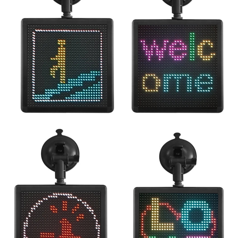Car Portable Screen App Control LED Panel