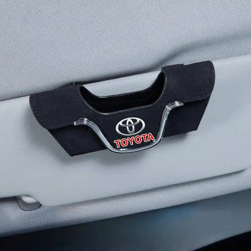 Sun Visor Glasses Holder with Logo