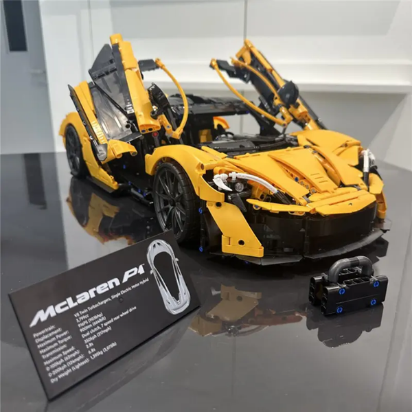Mclaren P1 Technique Version 3893 Pcs, 1:8 Scale Building Blocks Car