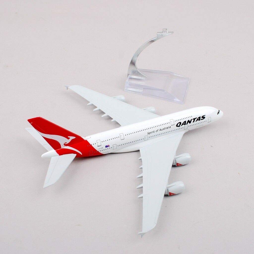 Qantas A380 Aeroplane Diecast Model 16 CM