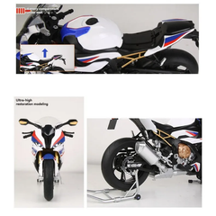 BMW S1000RR 1:6 Key Smoke Diecast Alloy Model Bike