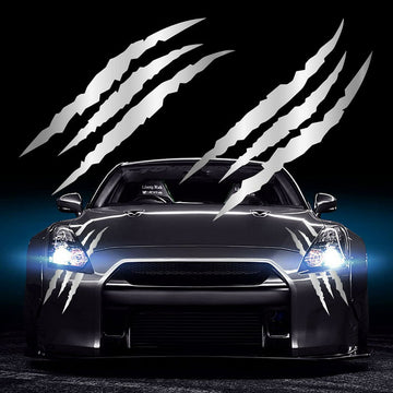 Monster Reflective Sticker Set of 2 Pcs