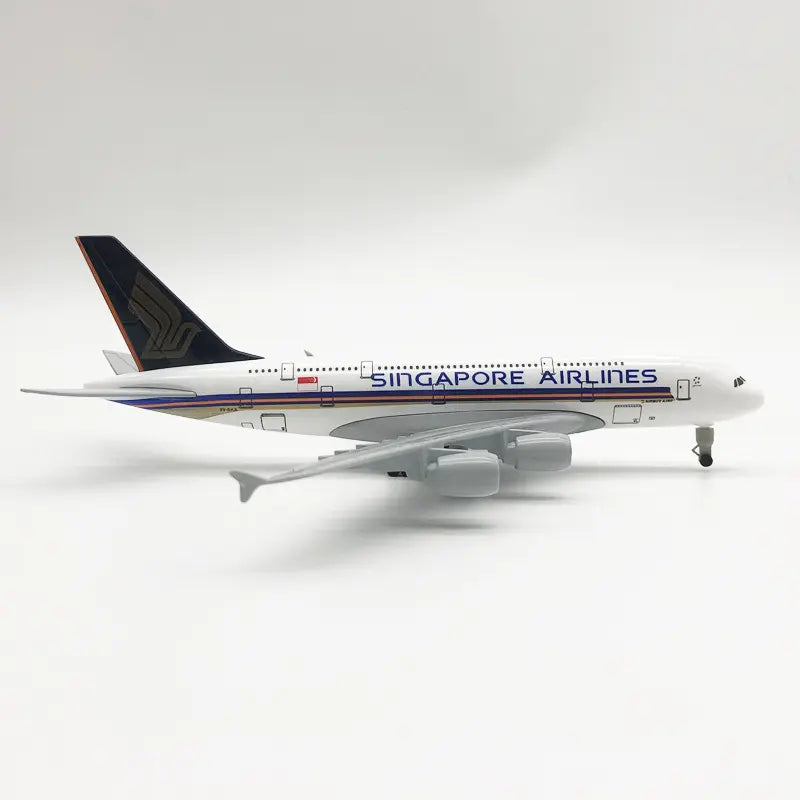 Singapore A380 Aeroplane Diecast Model 20 CM