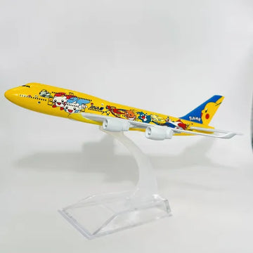 Pikachu B747 Aeroplane Diecast Model 16 CM
