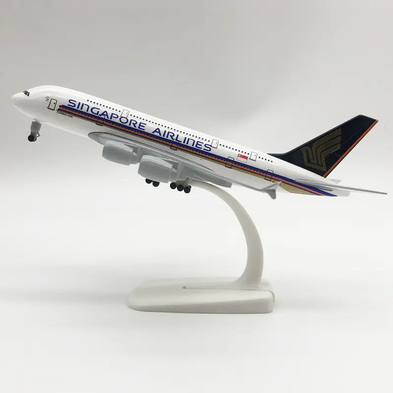 Singapore A380 Aeroplane Diecast Model 20 CM