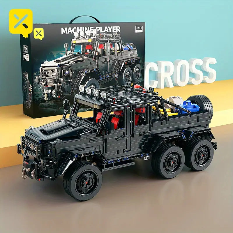 G Wagon 6x6 Technique Version 3000Pcs, 1:8 Scale Building Blocks Car
