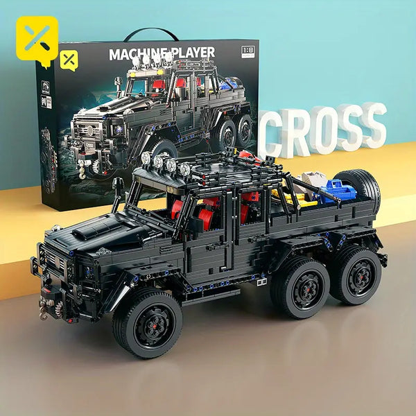 G Wagon 6x6 Technique Version 3000Pcs, 1:8 Scale Building Blocks Car