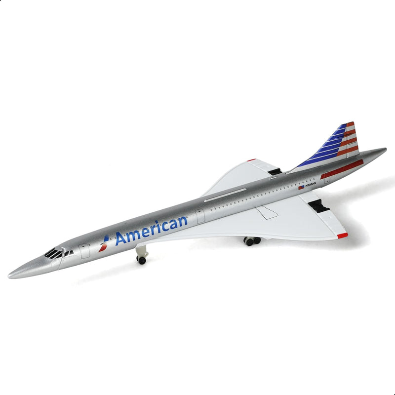 American Concorde Aeroplane Diecast Model 20 CM