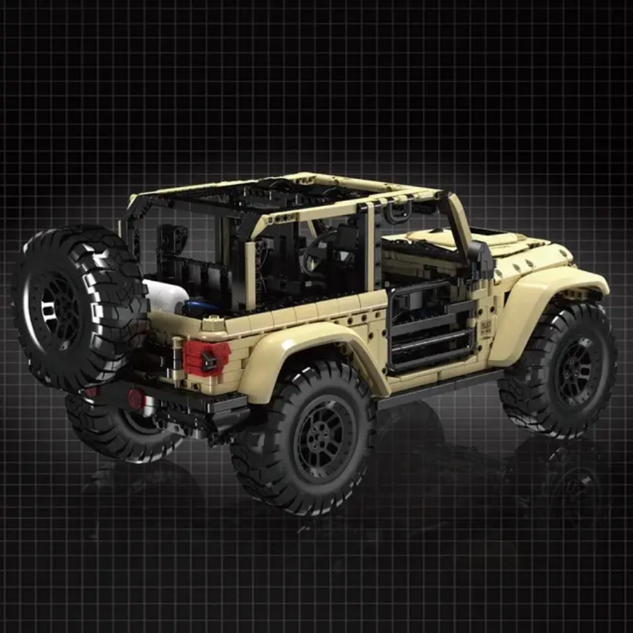 Jeep Rubicon Technique Version 3621Pcs, 1:6 Scale Building Blocks Car