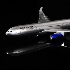 Aeroflot A330 Aeroplane Diecast Model 16 CM