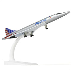 American Concorde Aeroplane Diecast Model 20 CM