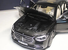Load image into Gallery viewer, Mercedes Benz Maybach Black 1:18 Licensed Norev Diecast Scale Model