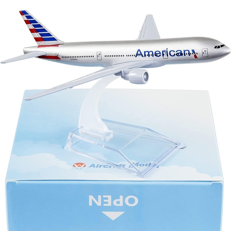 American B777 Aeroplane Diecast Model 16 CM