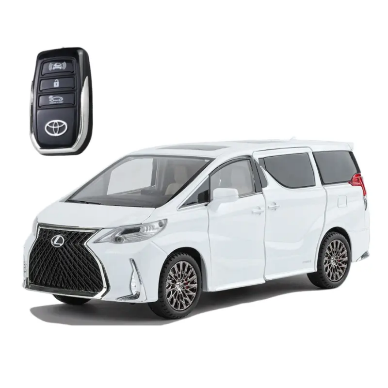Lexus LM300 with Key Remote Metal Diecast Car 1:24 (20x8 cm)
