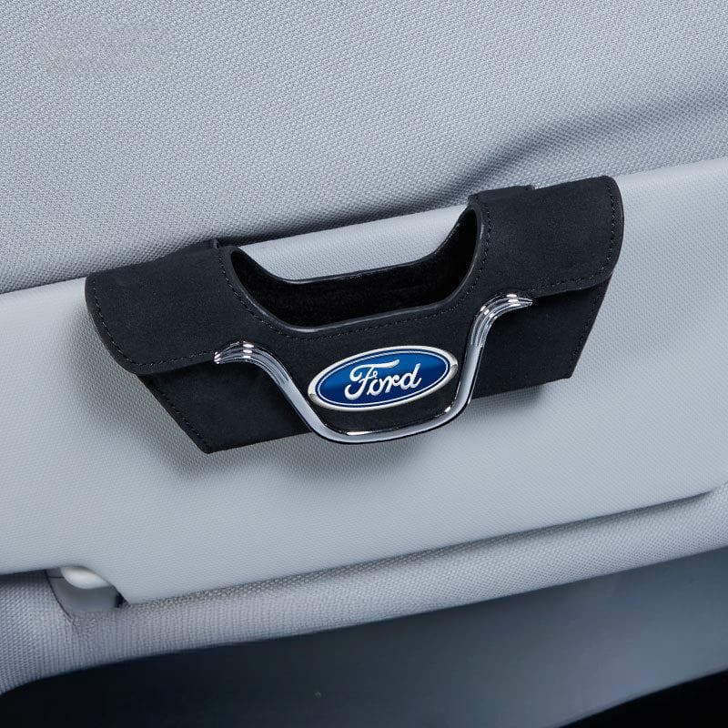 Sun Visor Glasses Holder with Logo