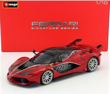 Ferrari FXX K Red 1:18 Licensed Bburago Diecast Scale Model