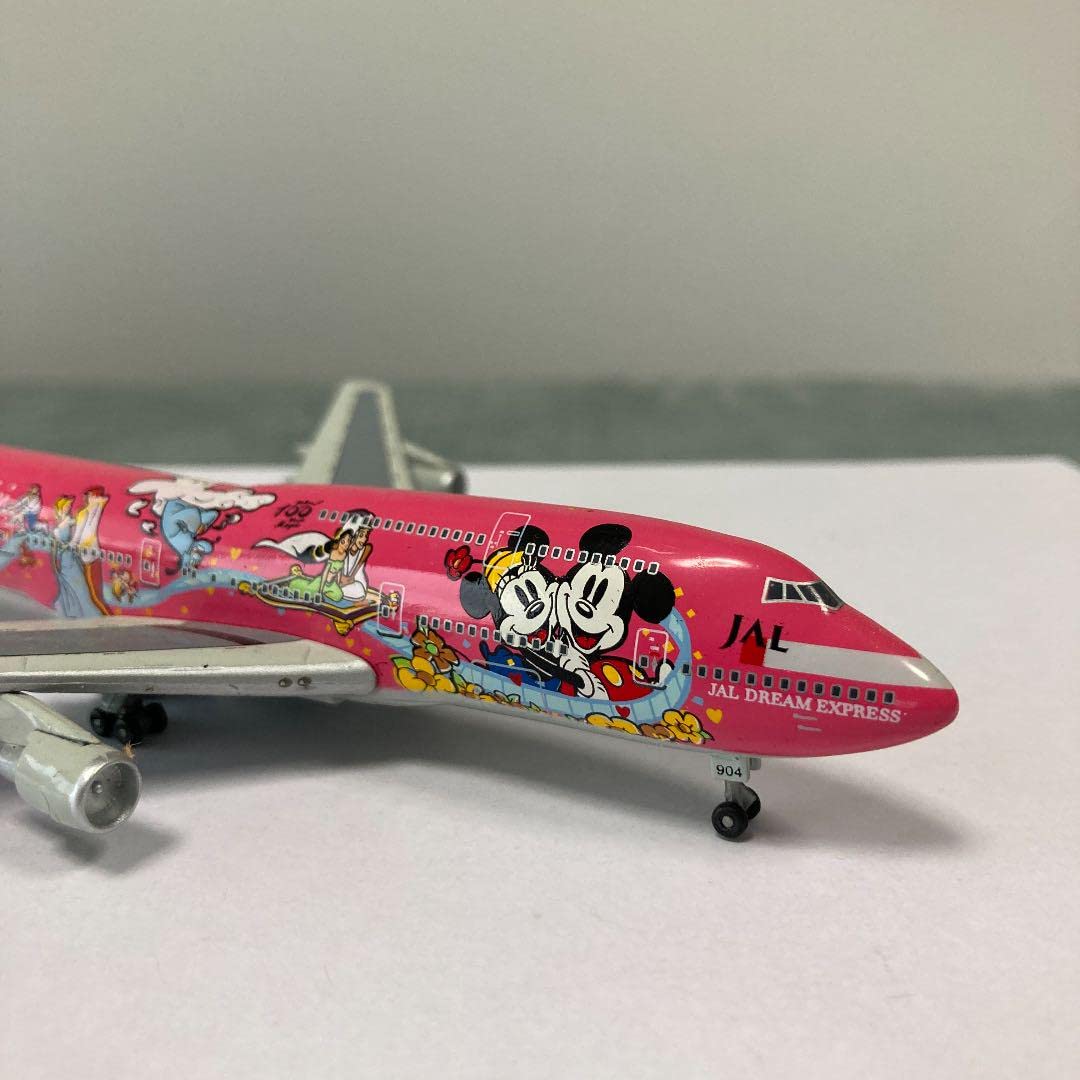 Japan's Mickey B747 Aeroplane Diecast Model 20 CM