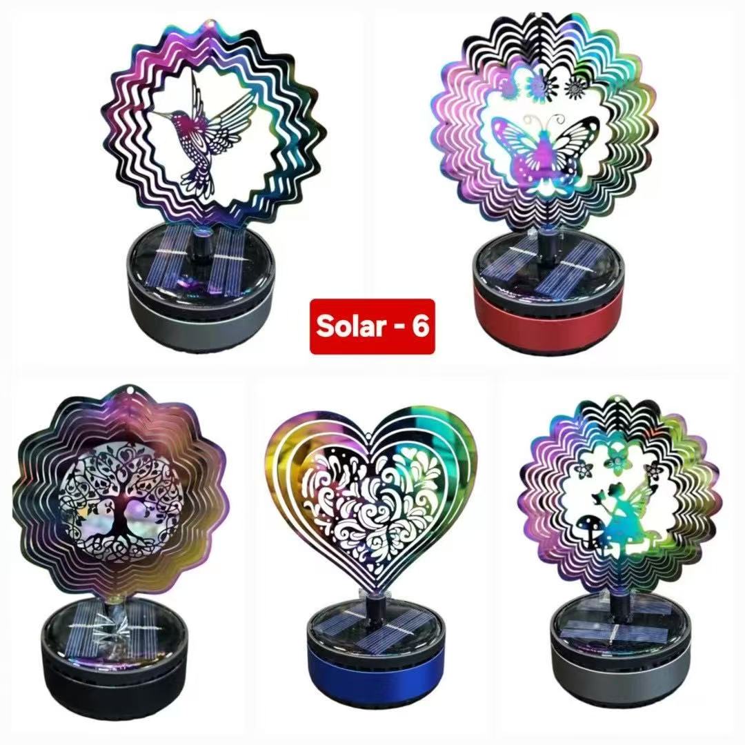 Car Dashboard Solar Rotating Showpiece