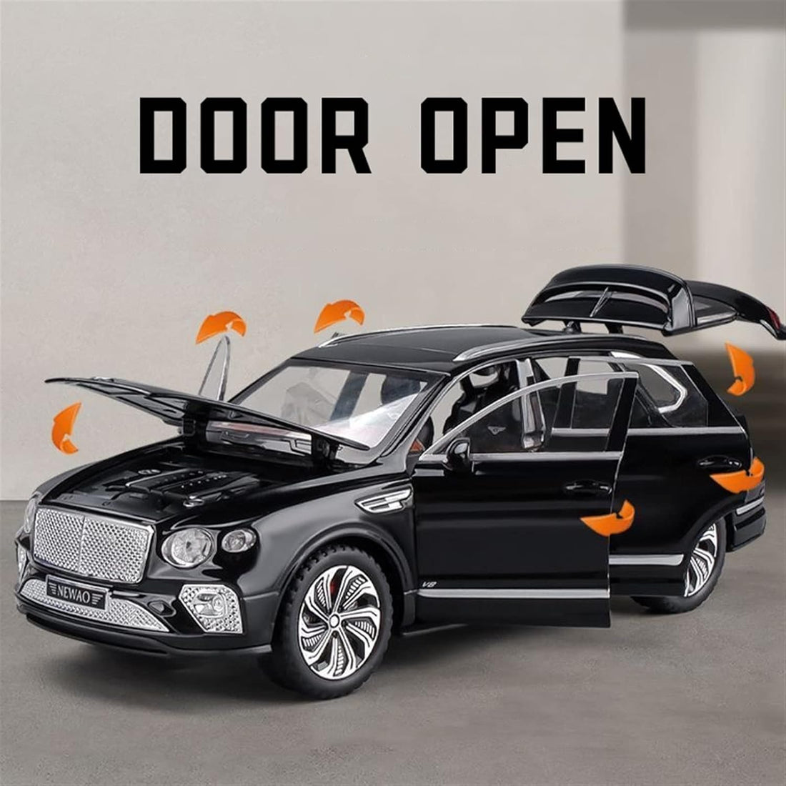 Bentley Bentayga Metal Diecast Car 1:24 (21x8 cm)