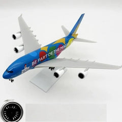 Dubai Expo A380 Aeroplane Diecast Model 30 CM