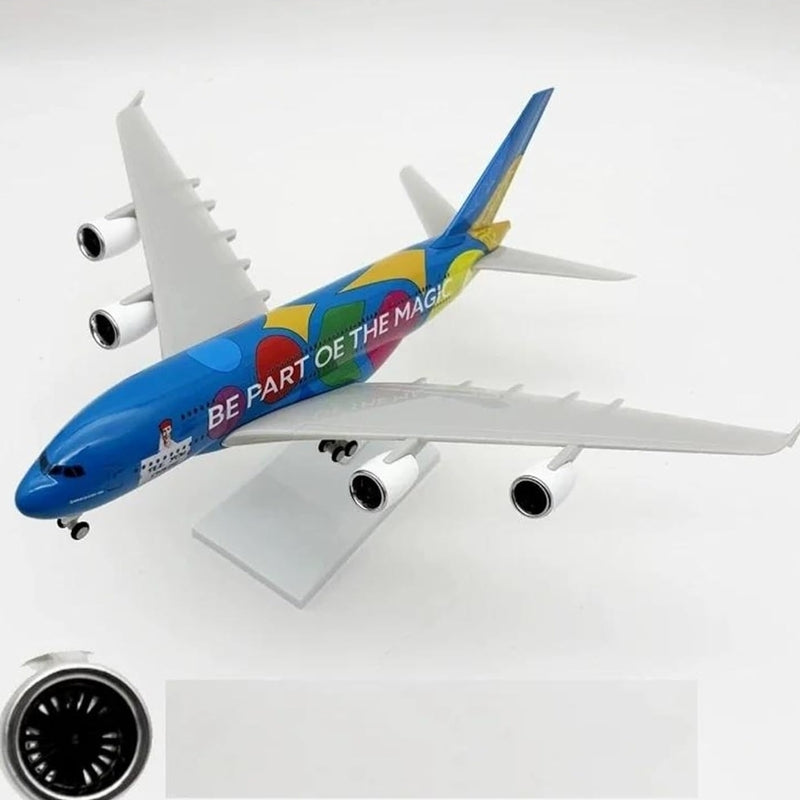 Dubai Expo A380 Aeroplane Diecast Model 30 CM