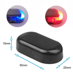 2 Pcs Solar Powered Car Security Anti Theft Led Flashing Light
