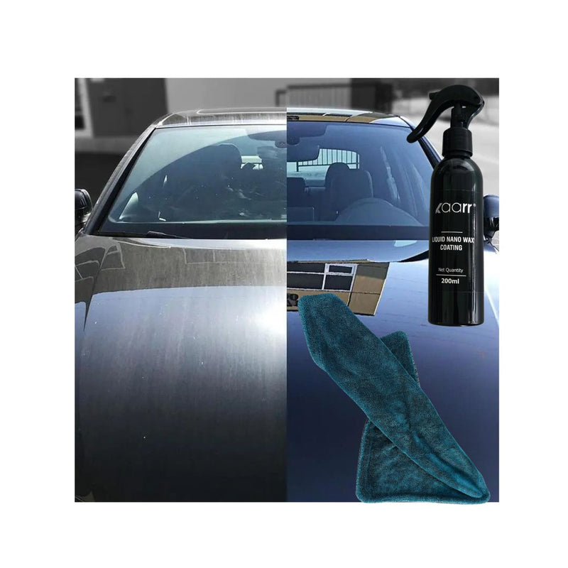 Kaarr Liquid Nano Wax Coating with Free 1200GSM Microfiber Cloth