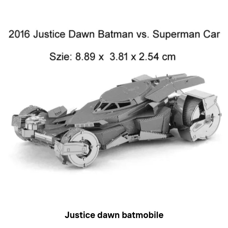 Batmobile Cars Metal 3D Puzzle Kit