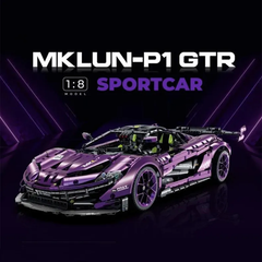 Mclaren P1 GTR Technique Version 3568 Pcs, 1:8 Scale Building Blocks Car