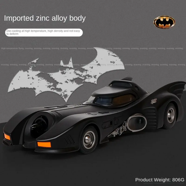 1989 Batmobile Metal Diecast Car 1:18 (28x11 cm)