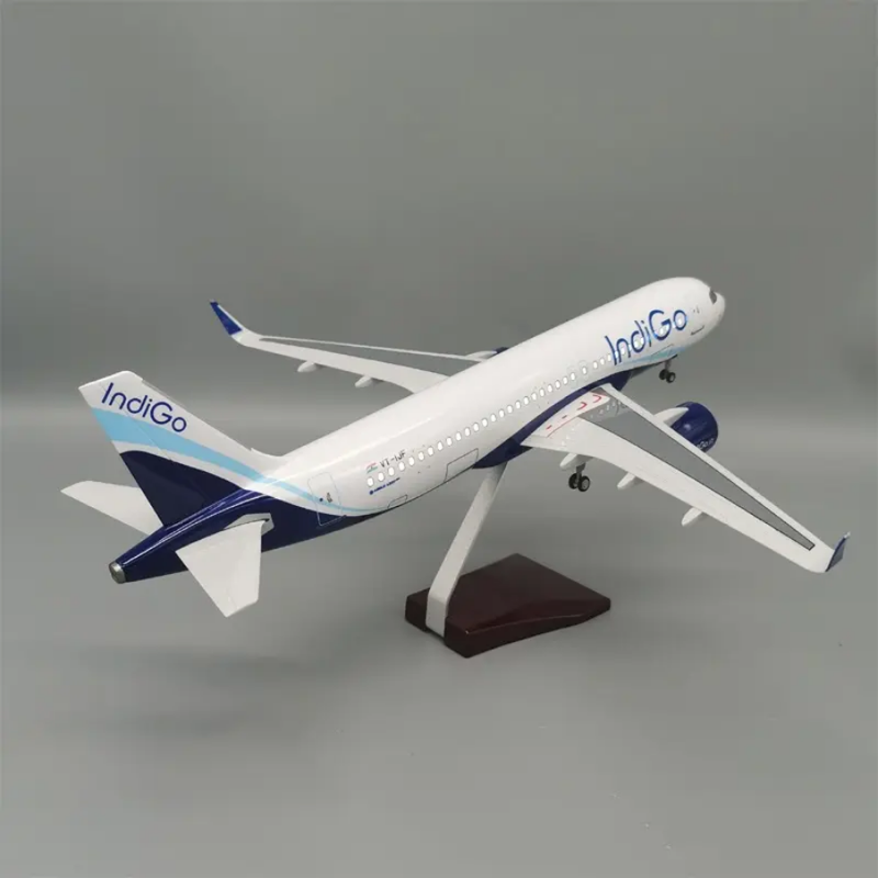 Indigo A320 Aeroplane 46cm 1/80 Scale