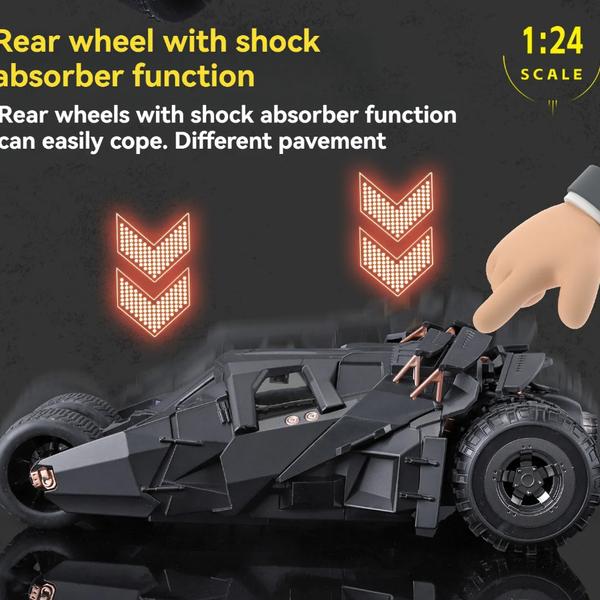 Batmobile Tumbler Dark Knight Metal Diecast Car 1:24 (20x8 cm)
