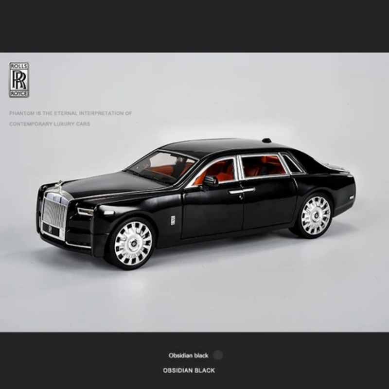 Black Rolls Royce Phantom Toy Car - Kaarr