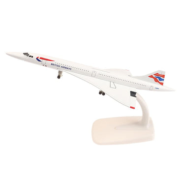 British Concorde Aeroplane Diecast Model 20 CM
