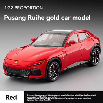 Ferrari Purosangue Metal Diecast Car 1:24 (20x8 cm)